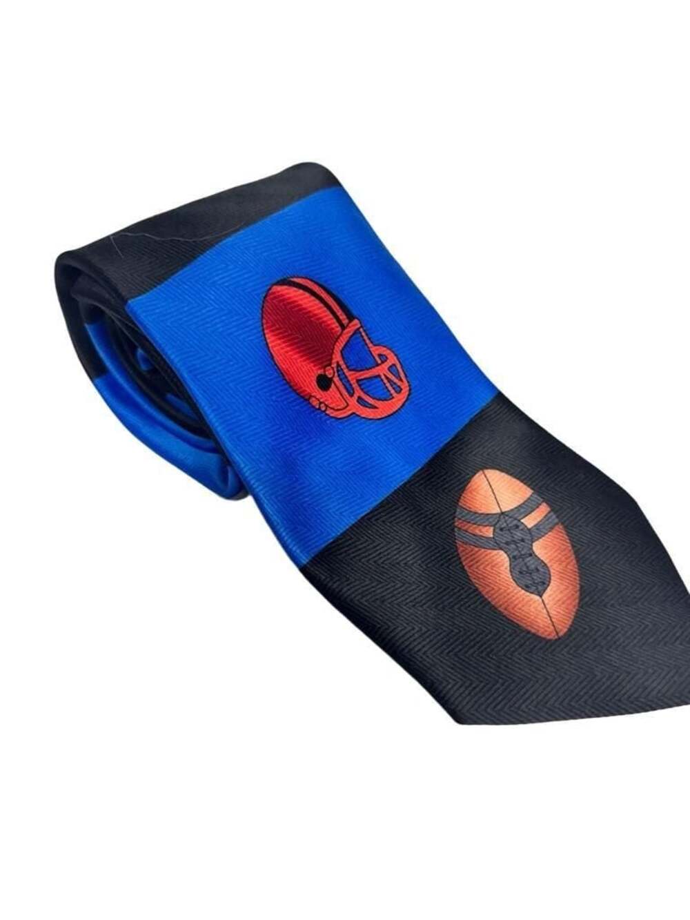 Beverly Hills Polo Club Tie with football theme printing